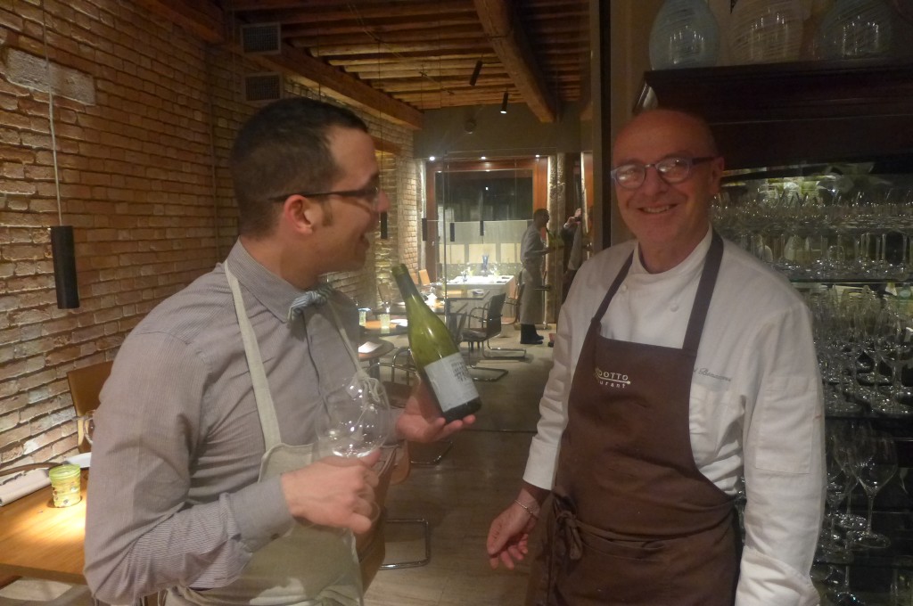 Gianni Bonnarcorsi (à droite) et le sommelier © GP