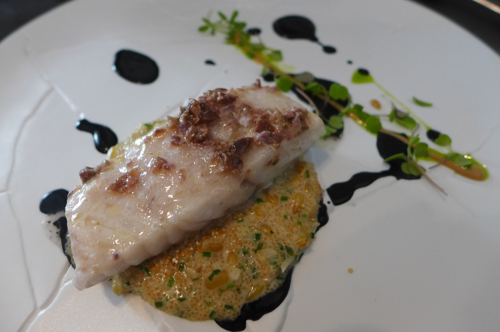 Turbot, graines de kamut © GP