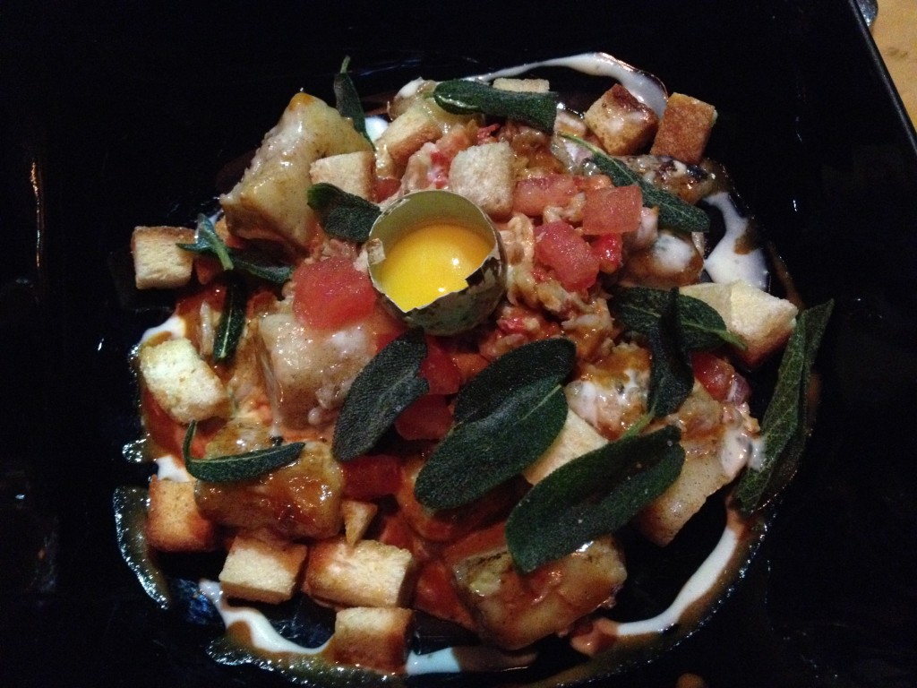 Gnocchi et oeuf de caille © GP