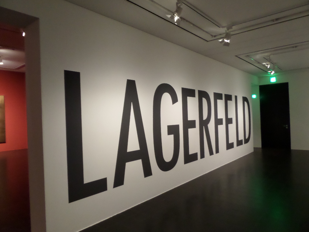 Lagerfeld au musée © GP