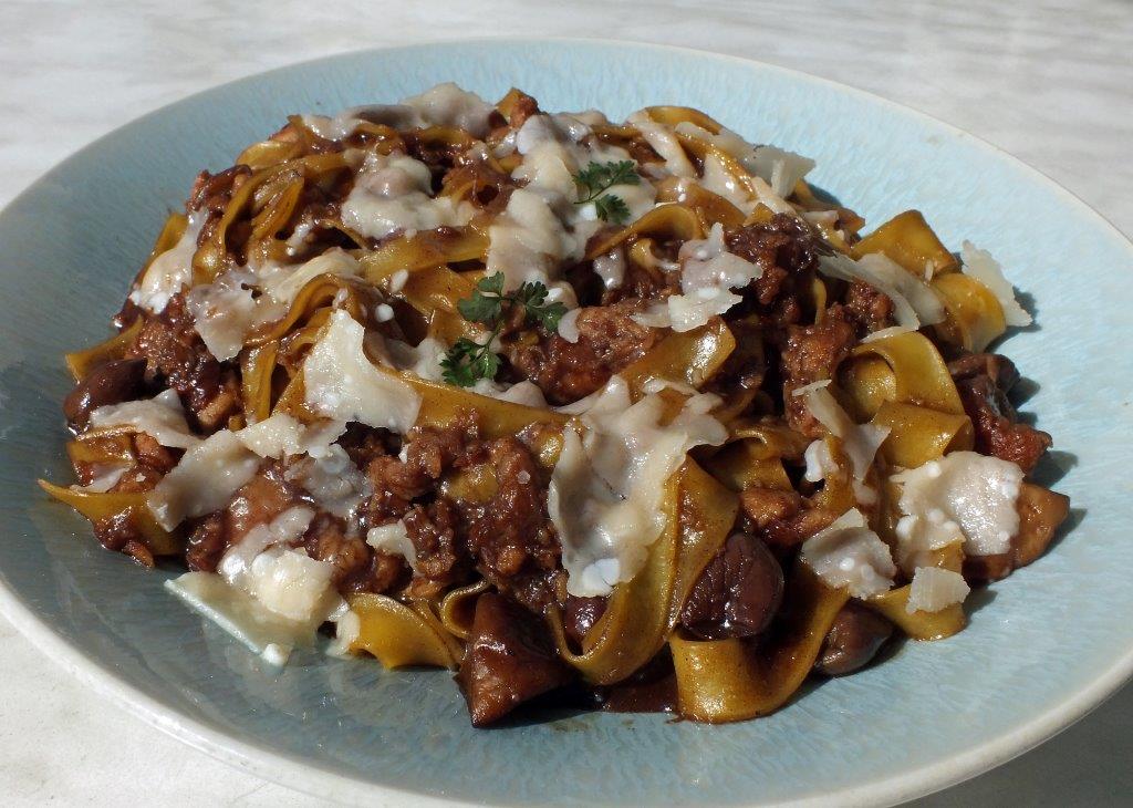 Fettucine au jus de daube © AA