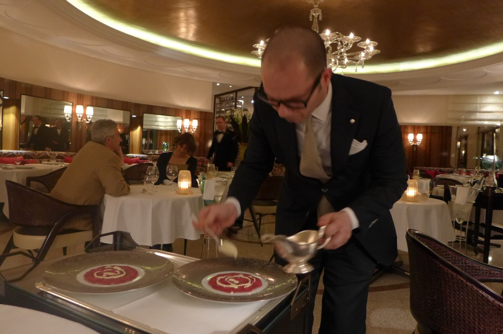 Service du carpaccio © GP