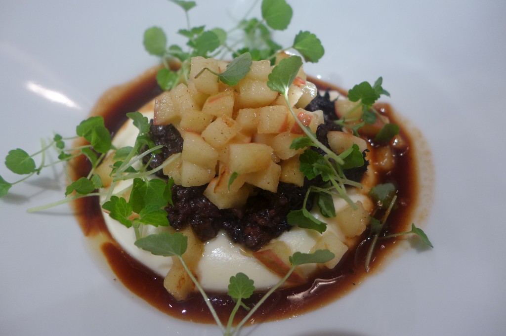 Boudin et mousse d'igname © GP