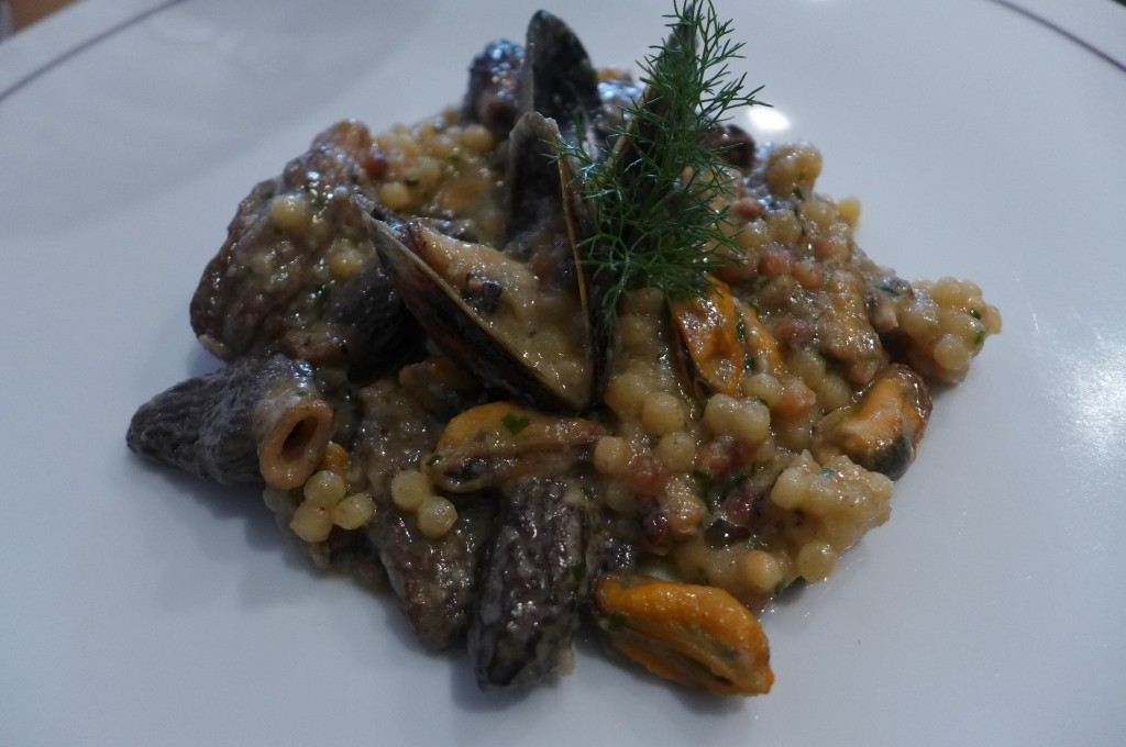 Fregula et moules © GP