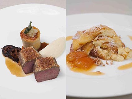 Noisettes de chevreuil, Kaiserschmarren © Maurice Rougemont