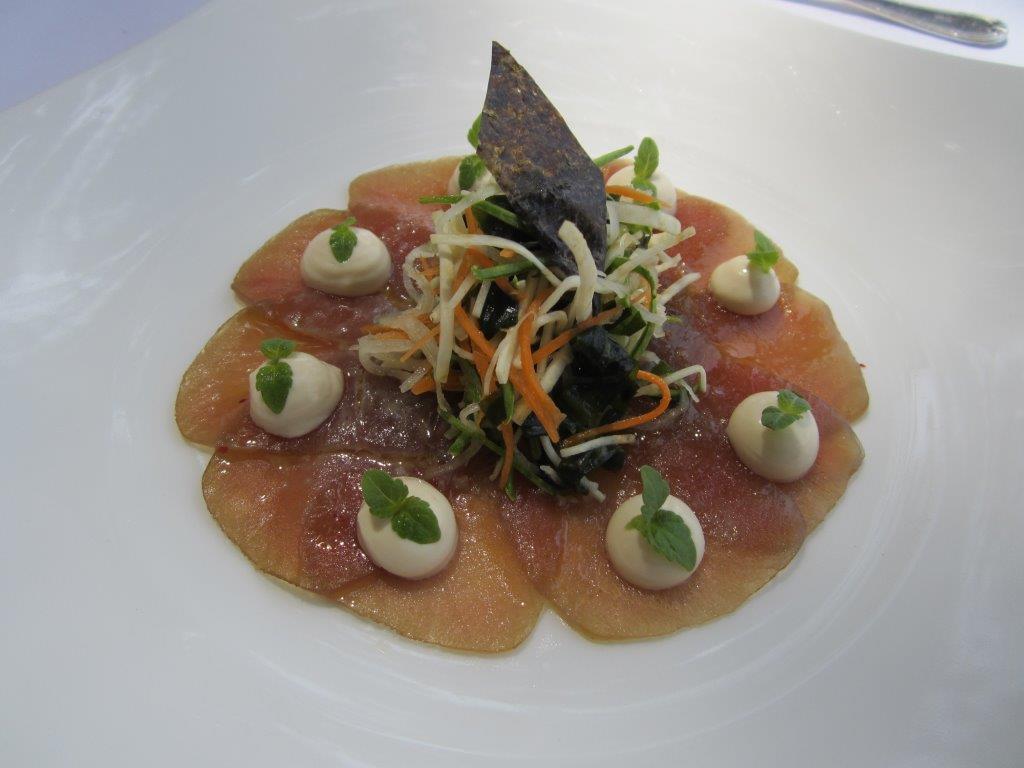 Carpaccio de thon © AA