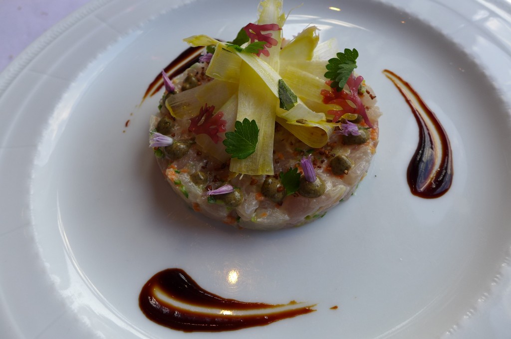 Tartare de bar au single malt © GP