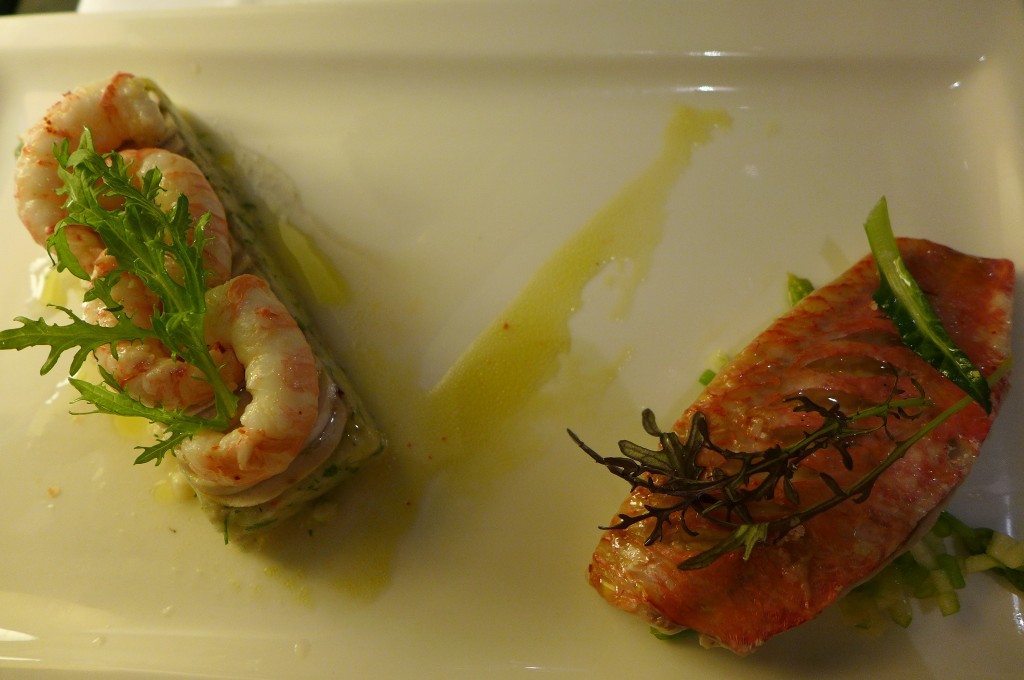 Tartare de bar et rouget © GP