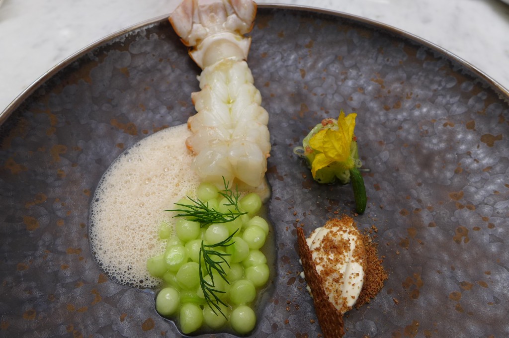 Belles langoustines et concombre © GP