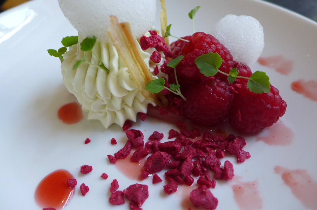 Rhubarbe et framboise © GP