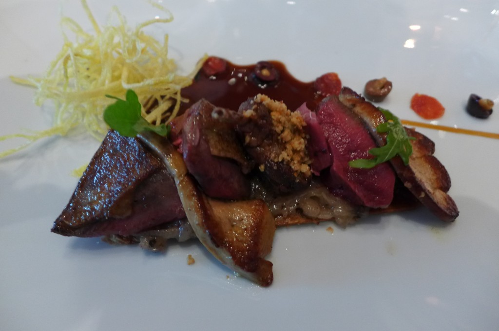 Pigeon et foie gras © GP