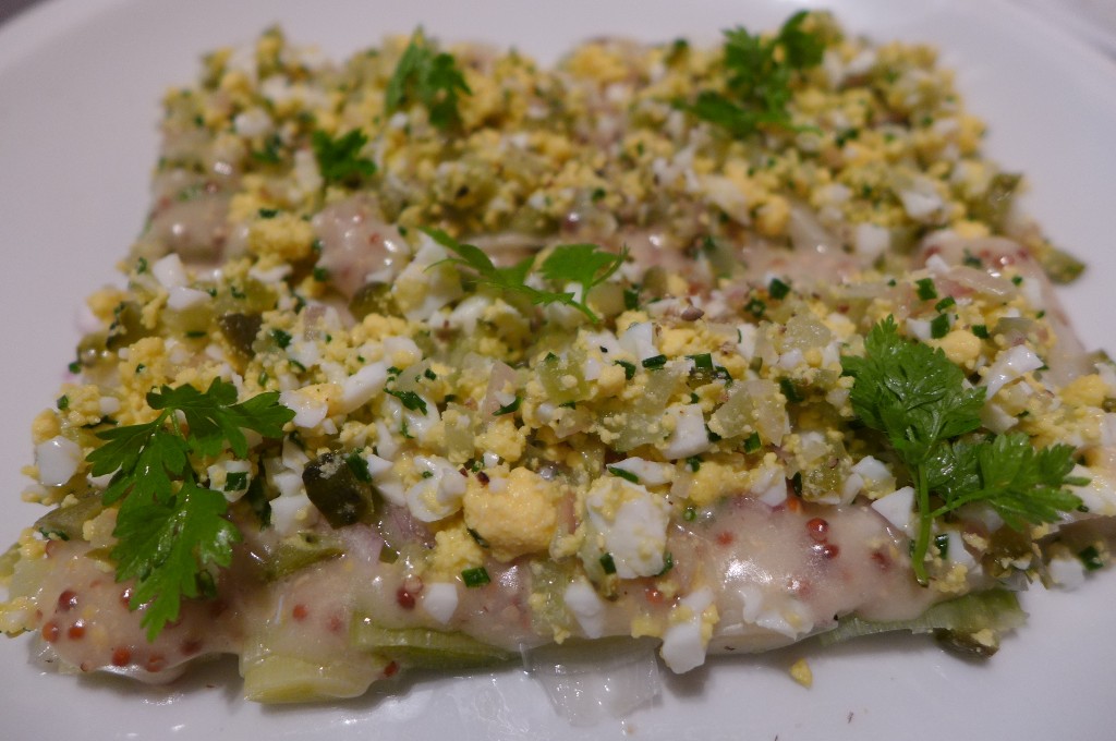 Poireaux vinaigrette © GP