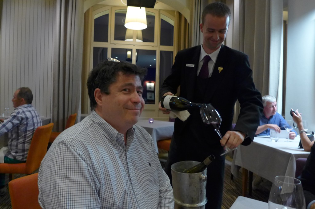 Hervé Bizeul à table © GP