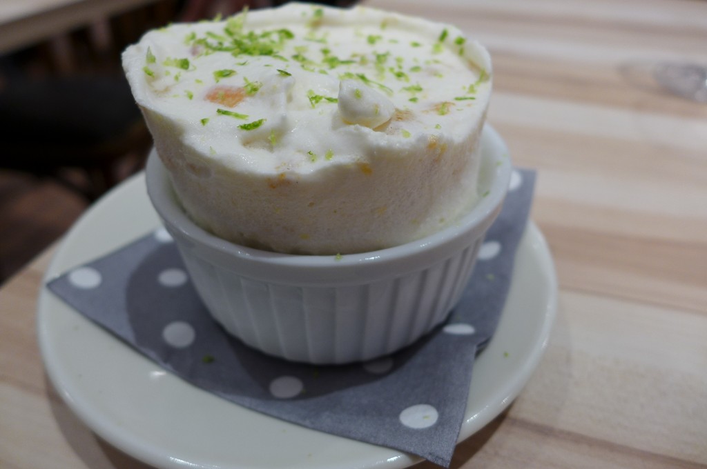 Soufflé glacé aux pêches © GP