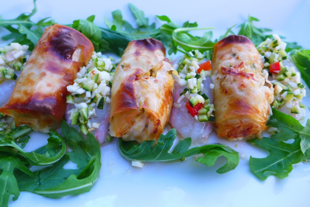 Nems de langoustines © GP