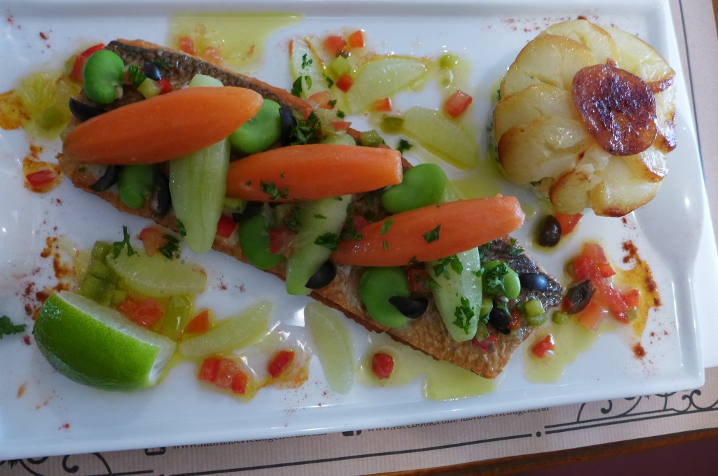 Filet de féra sauce vierge © GP