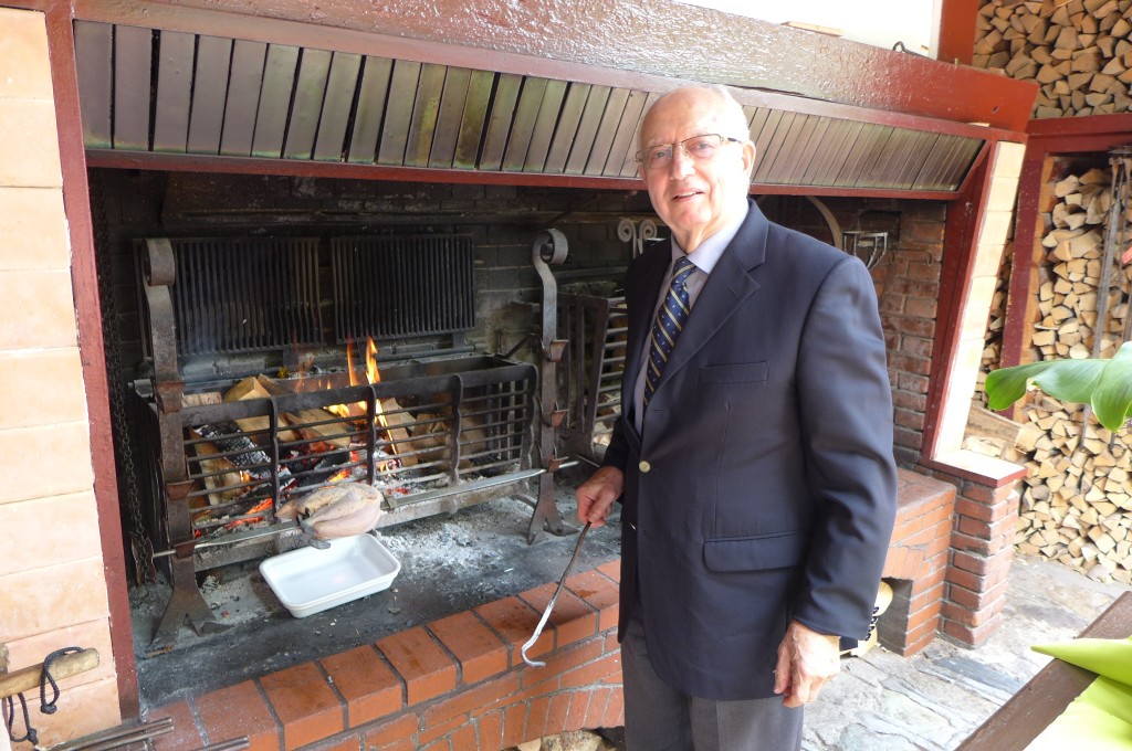 Jean Verdier à la rôtissoire © GP
