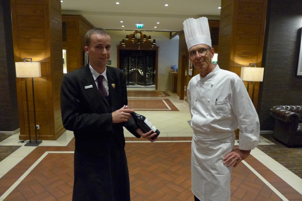 Le sommelier et Michel Mottet © GP