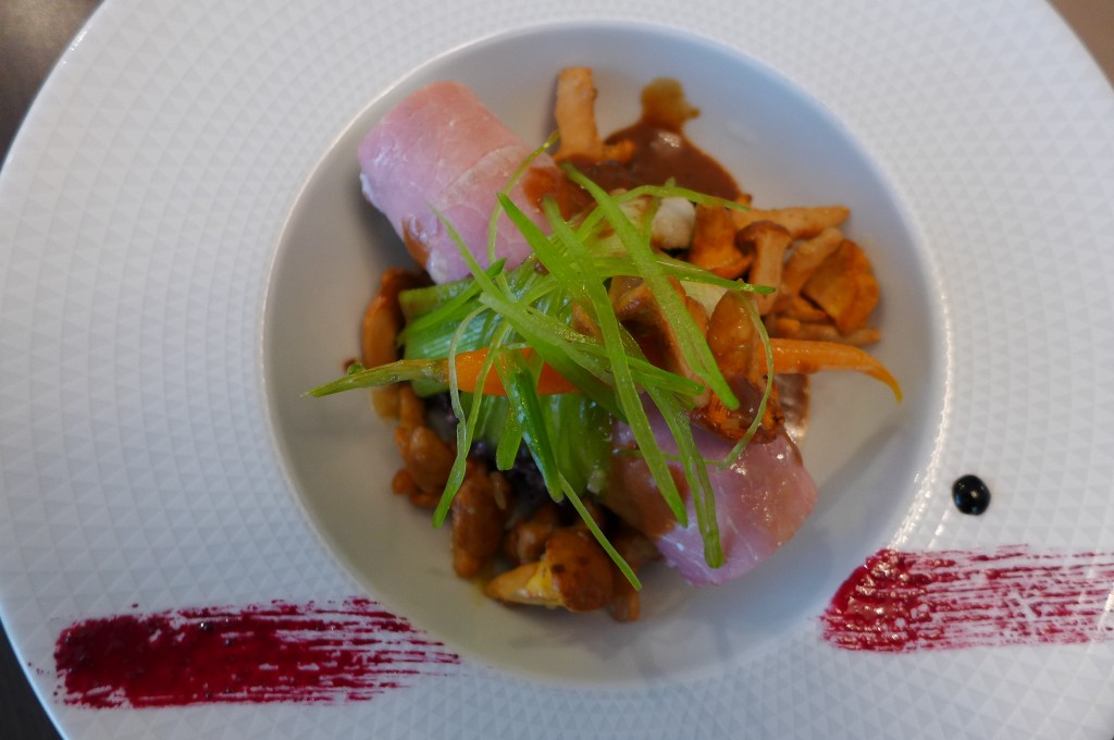Roulade de turbot au mignon de porc fumé © GP