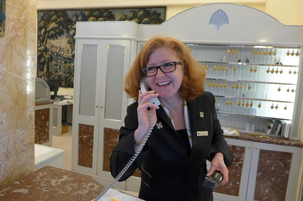 La concierge Sylvie Gonin © GP