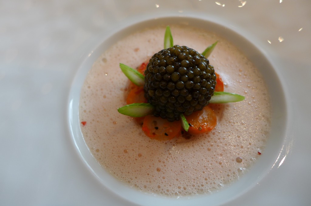 Pétoncles au caviar © GP