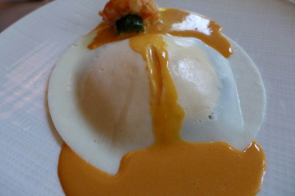 Oeuf et langoustine © GP
