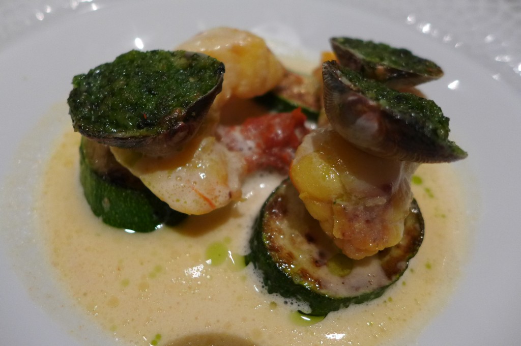 Nage de lotte aux coquillages © GP
