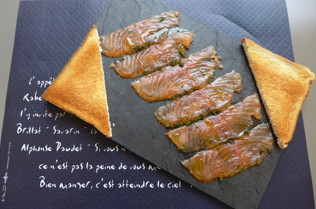 Saumon gravelax © GP
