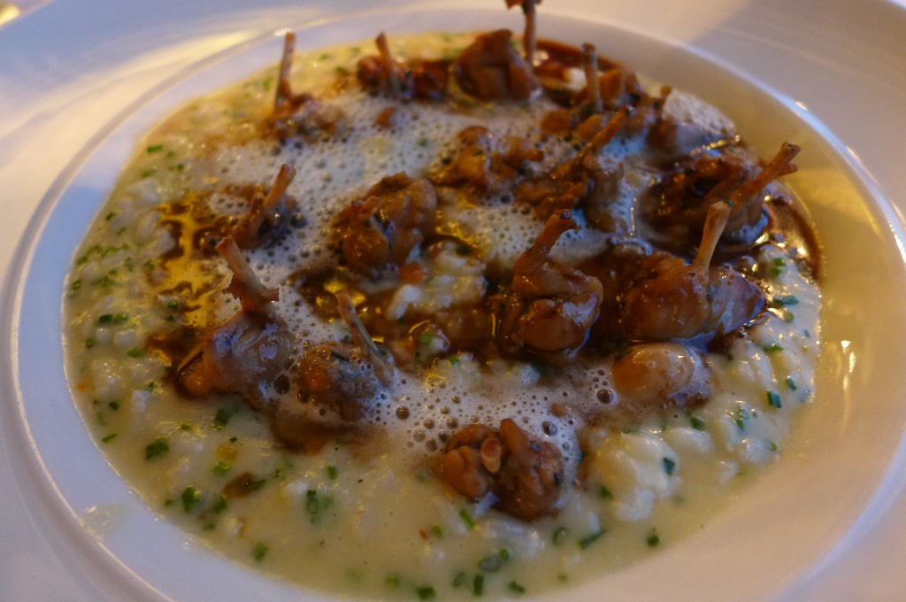 Risotto de grenouille © GP