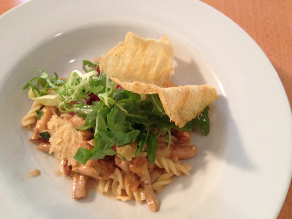 Fusilli à la crème de chanterelles © GP