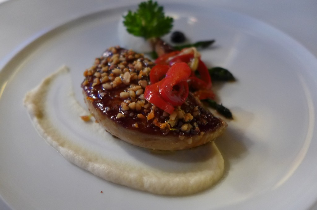 Foie gras aux noix de macadamia © GP