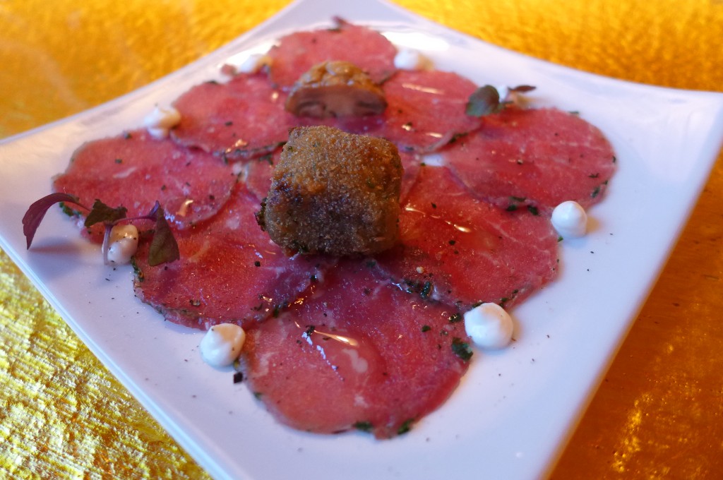 Carpaccio de veau © GP
