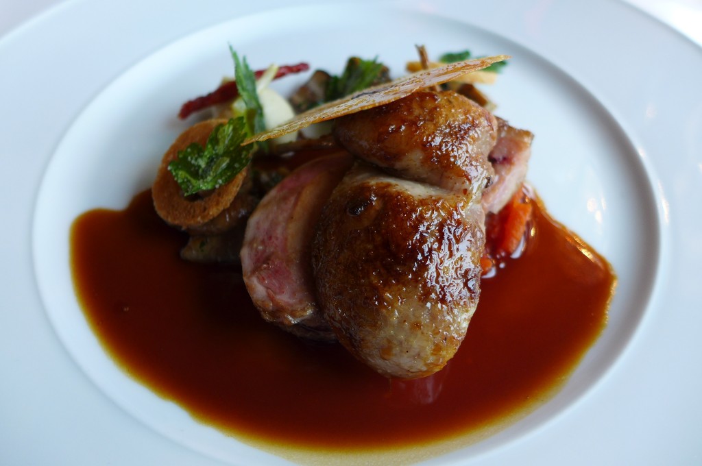 Caille grillée au feu de bois © GP