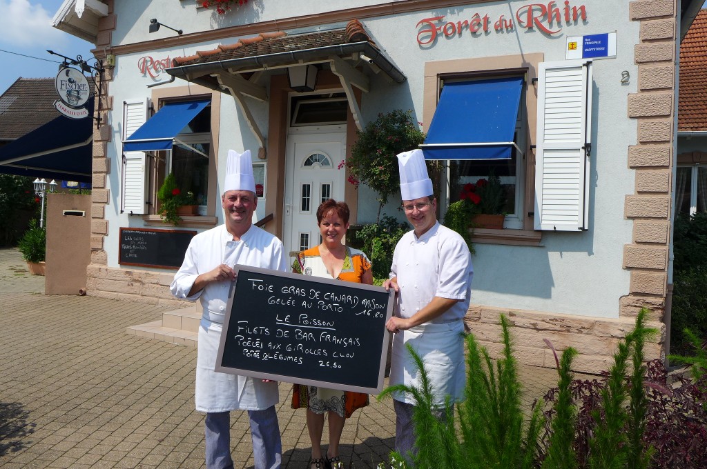 Pascal, Evelyne et Hugues Risser © GP