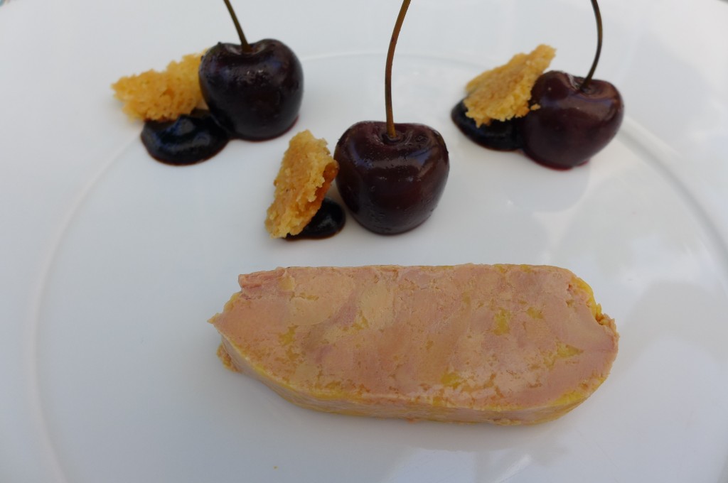Foie et cerises noires © GP