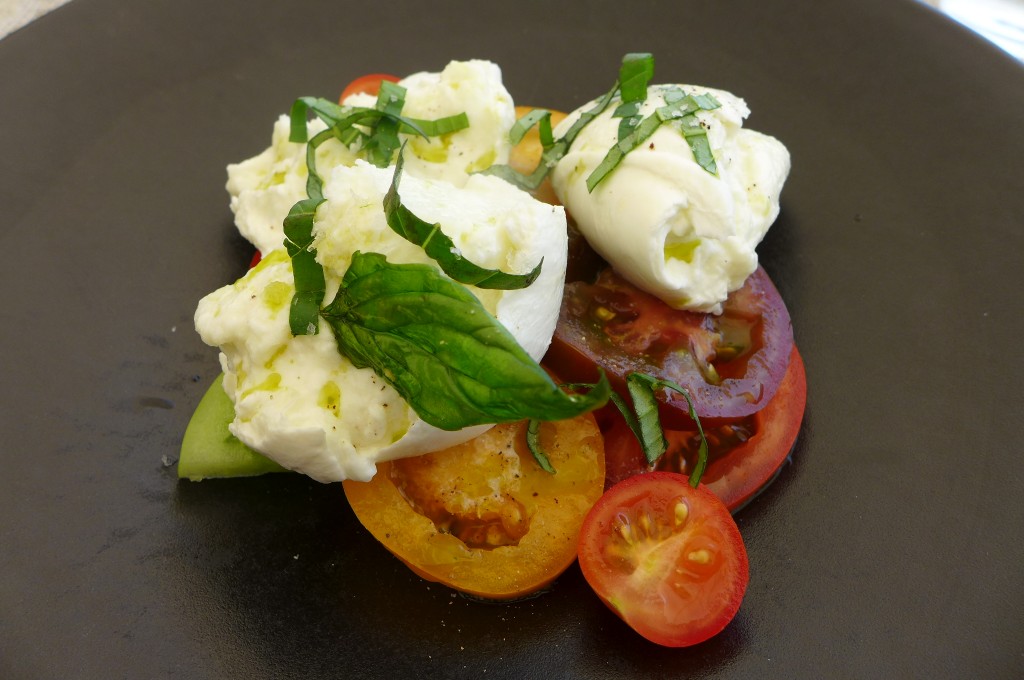 Tomates et burrata © GP