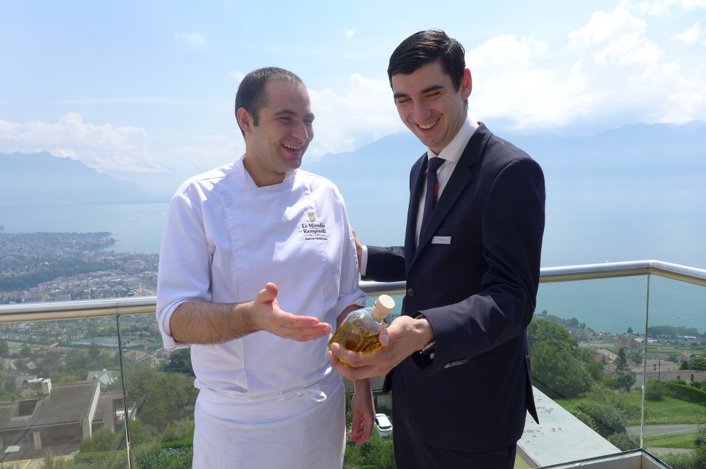 Andrea le chef et Antoine le maître d'hôtel © GP