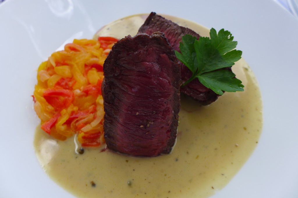 Pièce de boeuf au poivre vert © GP