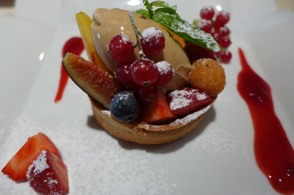 Tarte ganache et fruits rouges © GP