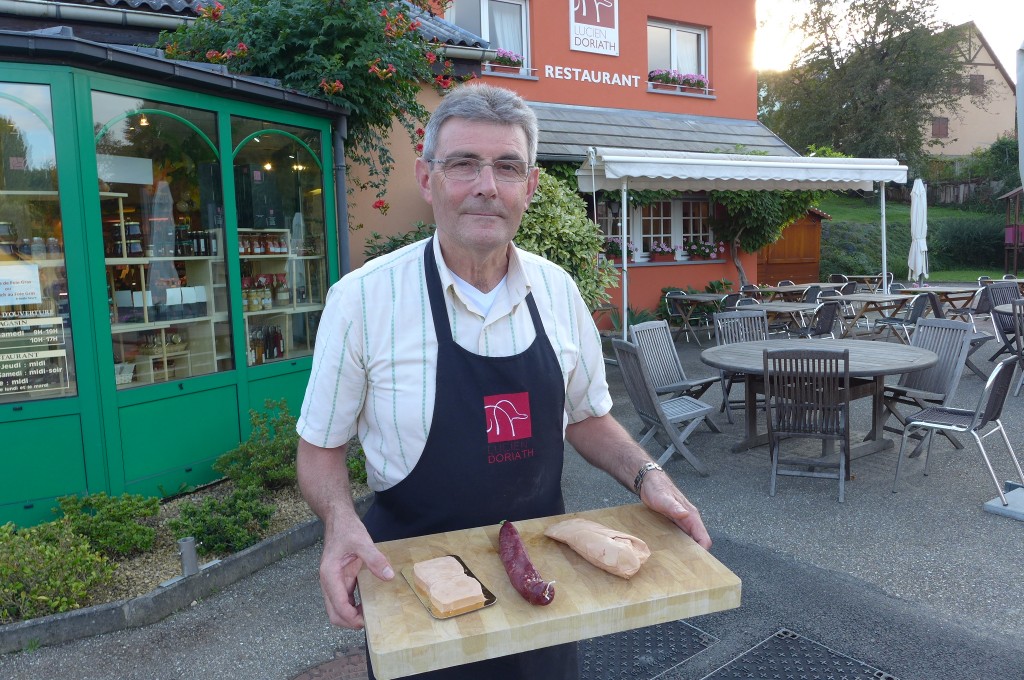 Lucien Doriath et ses foies gras © GP