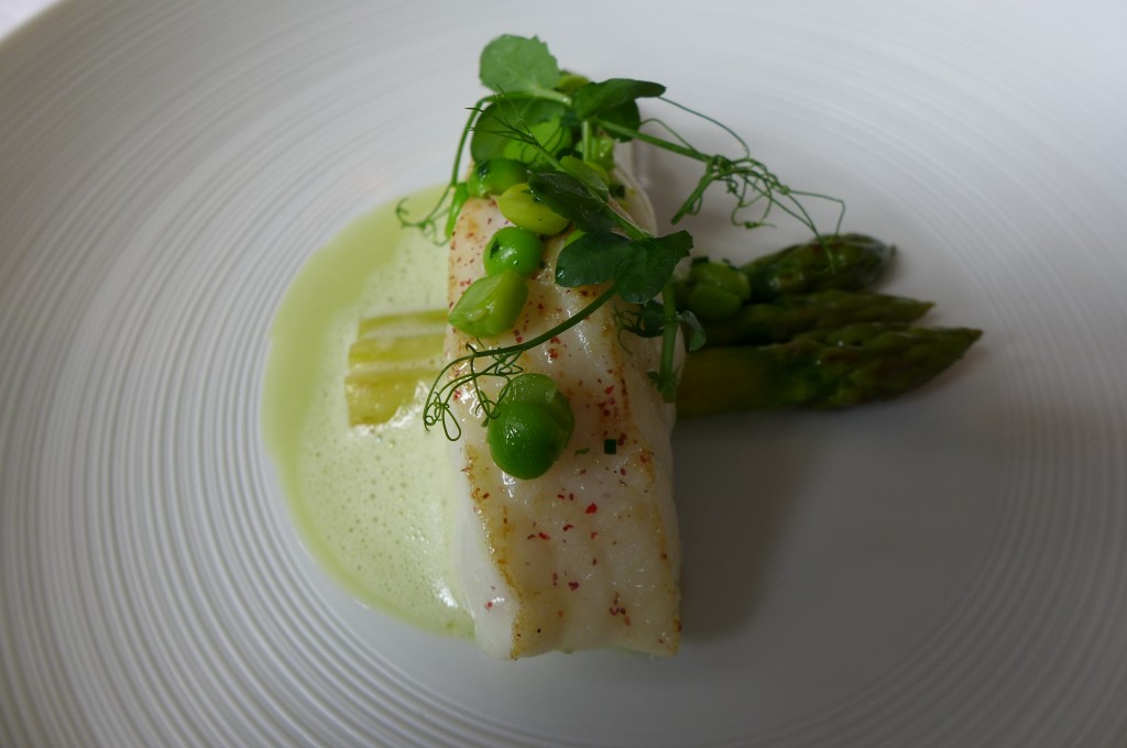 Turbot et asperges © GP
