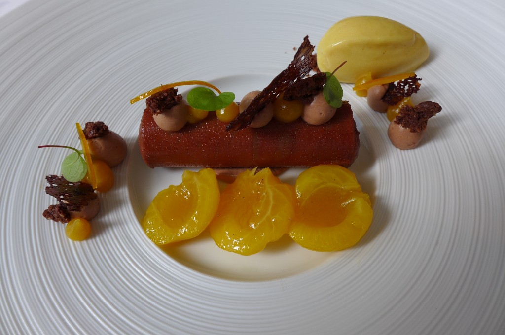Chocolat et mirabelles © GP