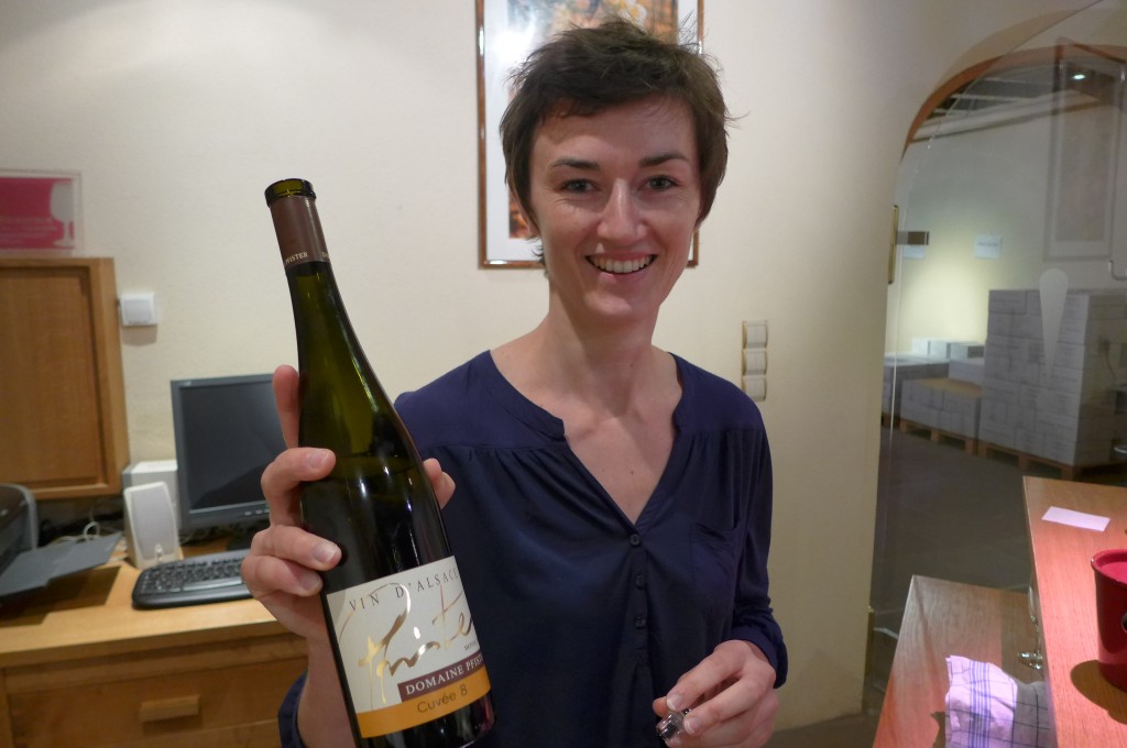 Mélanie à la cave © GP