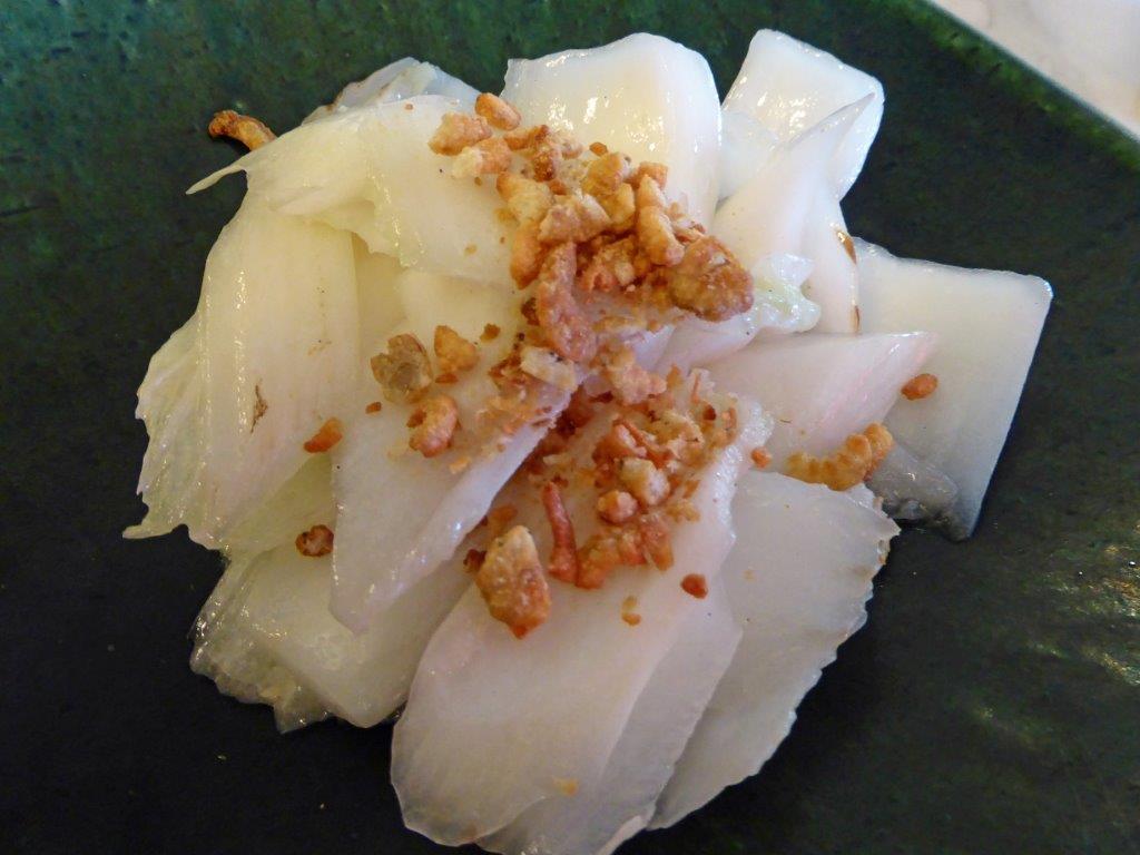 Chou chinois et crevettes © AA