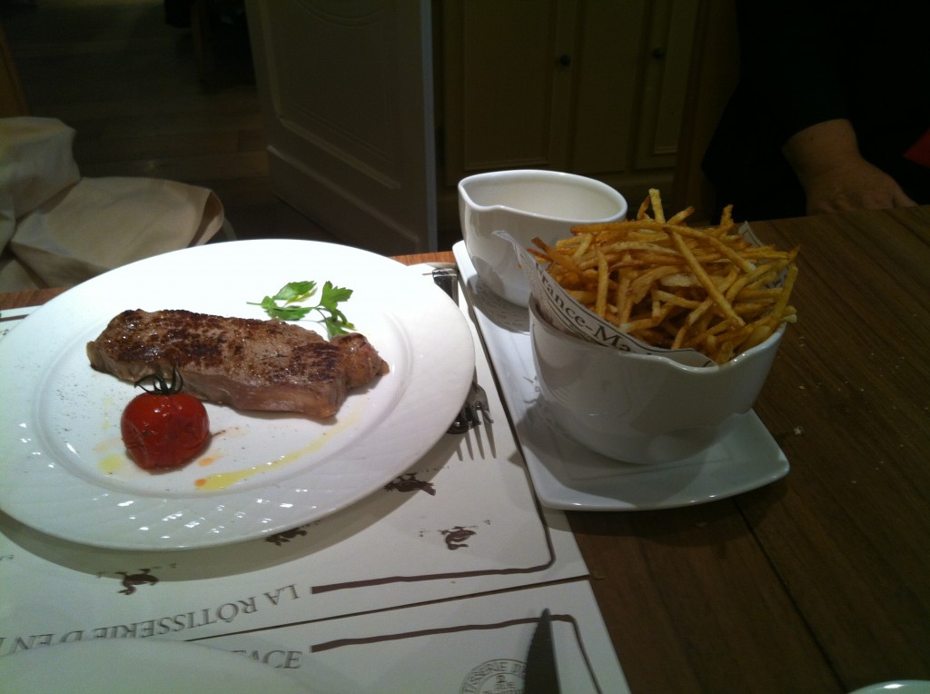 Filet de boeuf Hereford, frites © AN