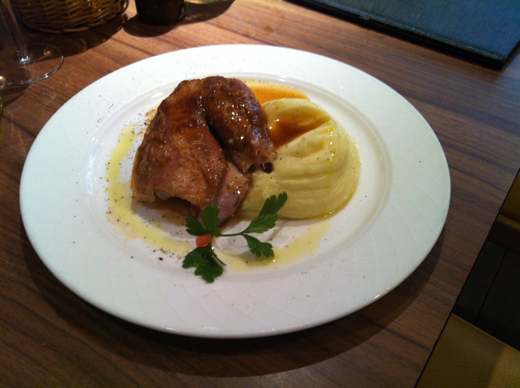 Poulet rôti pommes purée © AN