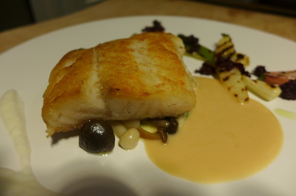 Lieu et vinaigrette de betterave © GP