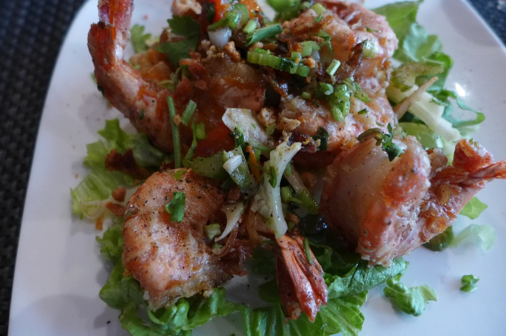 Crevettes croustillantes sel et poivre © GP