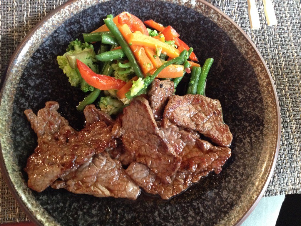 Boeuf grillé sauce sucrée © GP