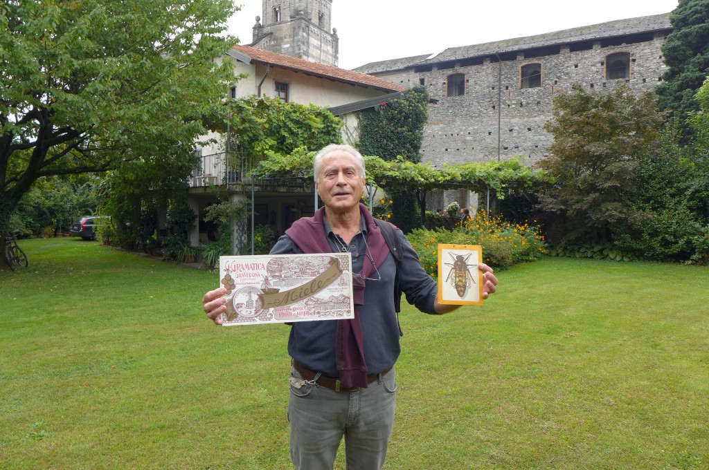 Riccardo dans son jardin © GP